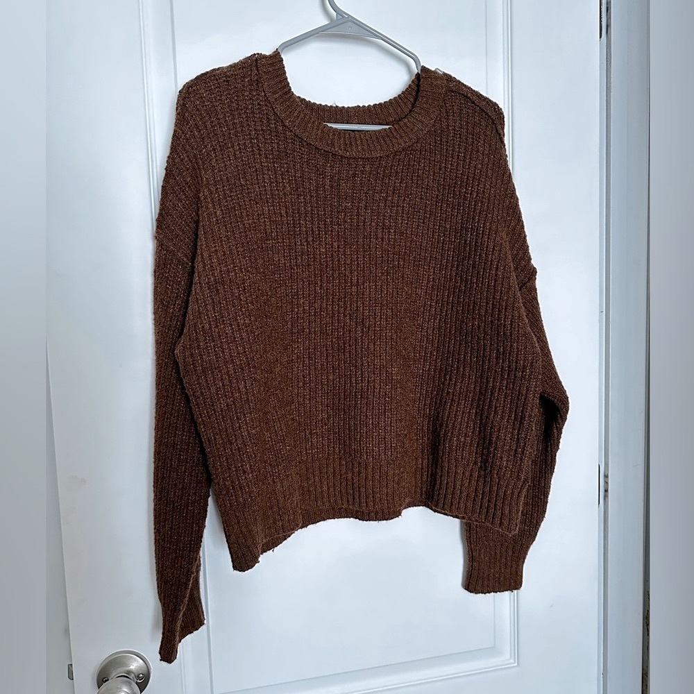 American Eagle Reverse Stitch Sweater